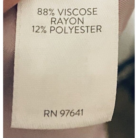 Christian Siriano for J Jill Womens 22 Silky Tie Waist Cropped Pockets Purple - Picture 8 of 10